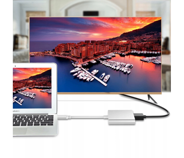 Zenwire Przejściówka 3w1 USB-C 3.1 HDMI 4K PD 100W MacBook - 1604641 - zdjęcie 2